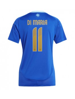 Argentina Angel Di Maria #11 Replika Borta Kläder Dam Copa America 2024 Kortärmad